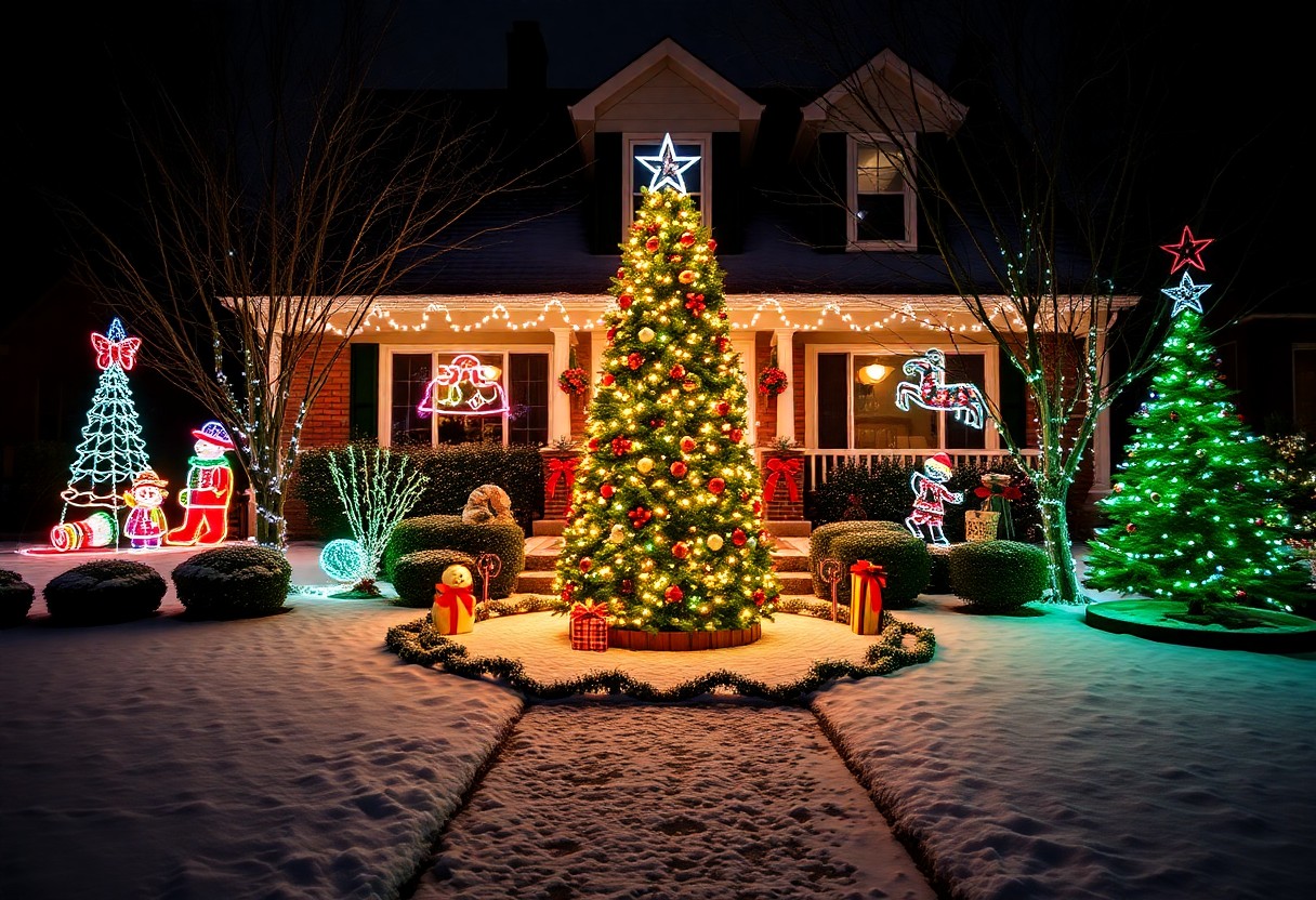 Christmas light hanging services near me